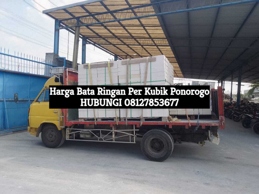 Harga Bata Ringan Per Kubik Ponorogo 2023