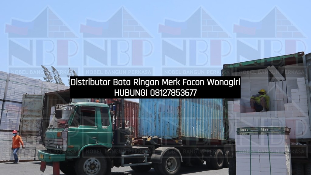 Distributor Bata Ringan Merk Focon&nbsp;Wonogiri