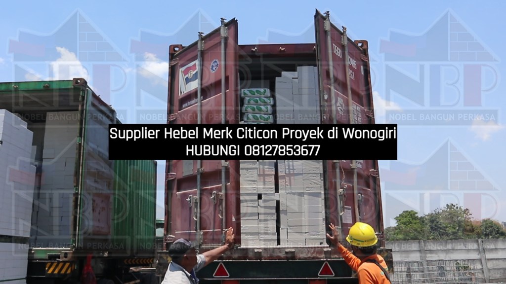 Supplier Hebel Merk Citicon Proyek di Wonogiri